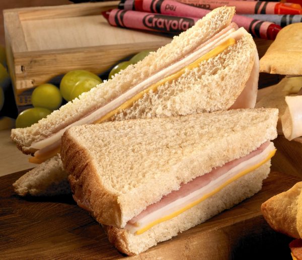 WG Chicken, Turkey Ham & 2 Cheese Wedge Sandwich