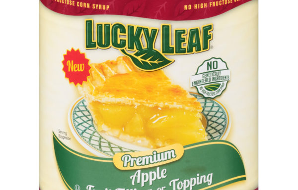 LUCKY LEAF ‘CLEAN LABEL’ Premium Apple Fruit Filling or Topping – 3/112oz