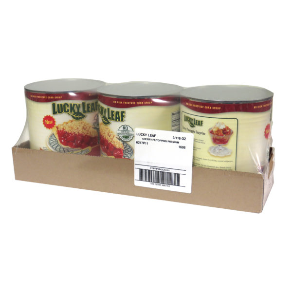 LUCKY LEAF PREMIUM CHERRY FRUIT FILLING OR TOPPING – 3/116oz