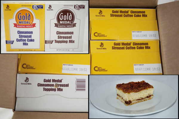 Gold Medal(TM) Cake Mix Cinnamon Streusel Coffee Cake 4.66 lb