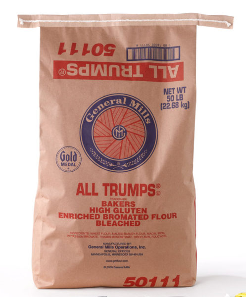 Gold Medal(TM) All Trumps(TM) Flour Bleached Bromated Malted Enriched 50 lb