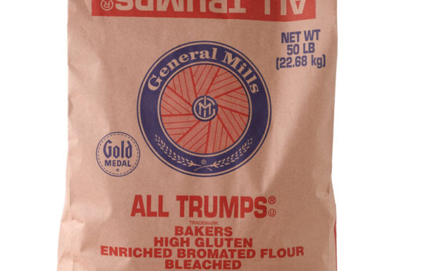 Gold Medal All Trumps Bakery Flour Bulk Sack Bleached Bromated Malted Enriched 50 lb