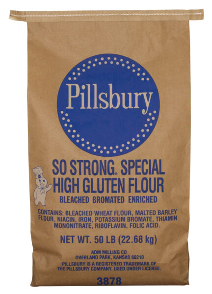 Pillsbury(TM) So Strong(TM) Special Flour High Gluten Bleached Bromated Enriched 50 lb