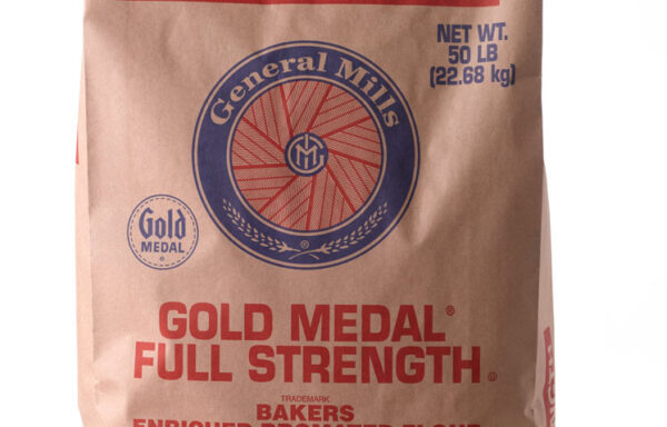 Gold Medal(TM) Full Strength(TM) Bakers Flour Bleached/Bromated/Enriched/Malted 50 lb