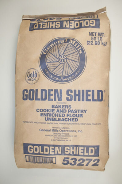 Gold Medal(TM) Golden Shield(TM) Cookie & Pastry Flour Enriched Unbleached 50 lb