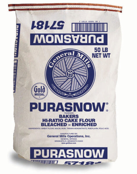 Gold Medal(TM) Purasnow(TM) Hi-Ratio Cake Flour Bleached Enriched 50 lb