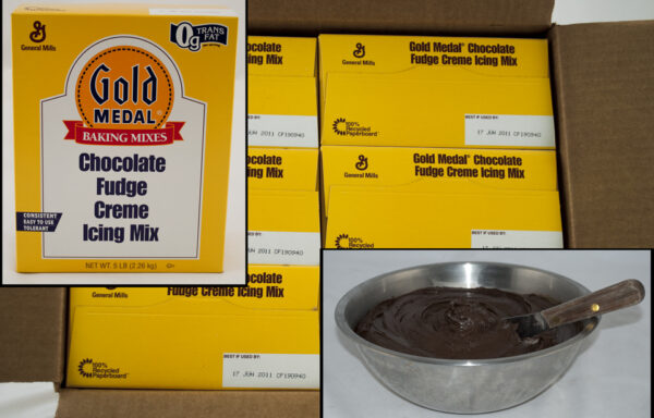 Gold Medal(TM) Icing Mix Chocolate Fudge Creme (6ct) 5 lb