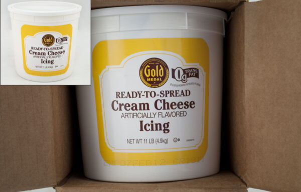Gold Medal Icing Ready-to-Spread Bulk Tub Cream Cheese (2 ct) 11 lb