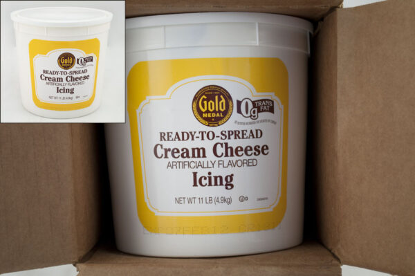 Gold Medal(TM) Icing Ready-to-Spread Cream Cheese 11 lb