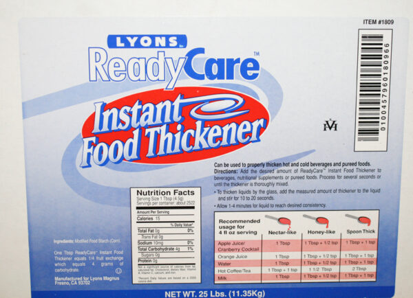 RC INSTANT FOOD THICKENER