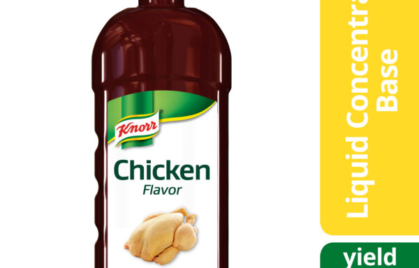 Knorr Concentrated Base Liquid Plastic Bottle Chicken 32 oz, Pack of 4