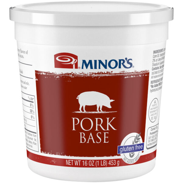 MINOR’S Pork Base (No Added MSG) 6×1 pound Gluten Free