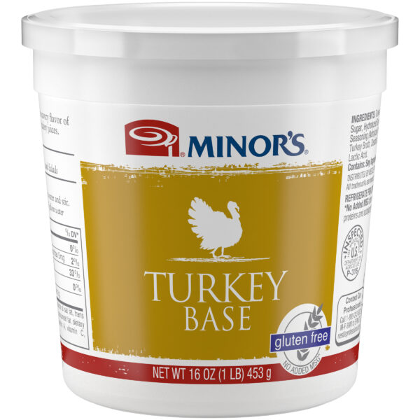 MINOR’S Turkey Base (No Added MSG) 6×1 pound