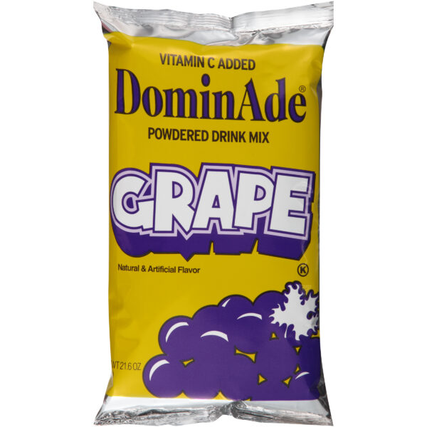 DominAde Grape Powdered Drink Mix 12-21.6 oz. Pouches