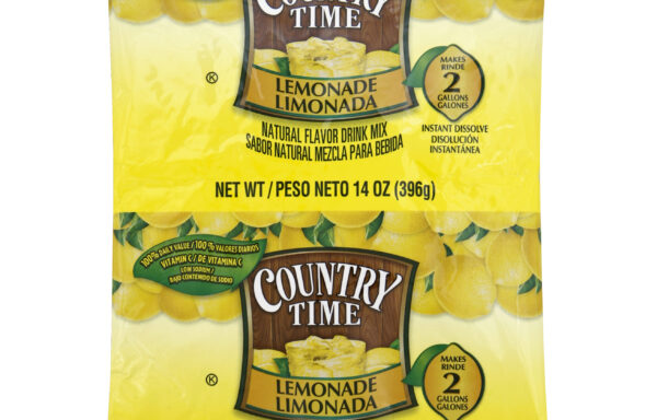 Country Time Lemonade Powdered Drink Mix, 15 ct Casepack, 14 oz Pouches