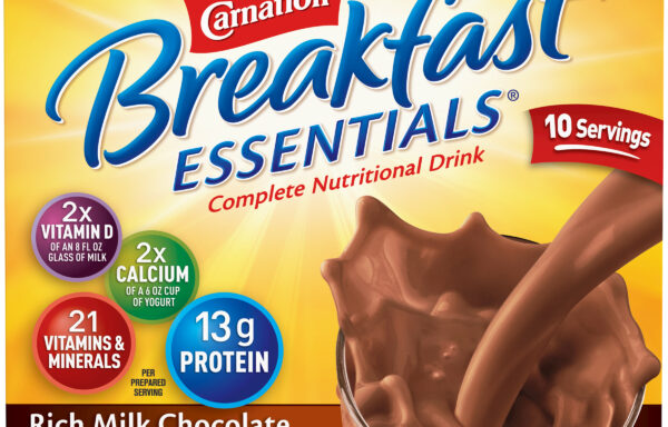 CARNATION — NHS BREAKFAST ESSENTIALS Nutritional Powder Drink Mix Rich Milk Chocolate