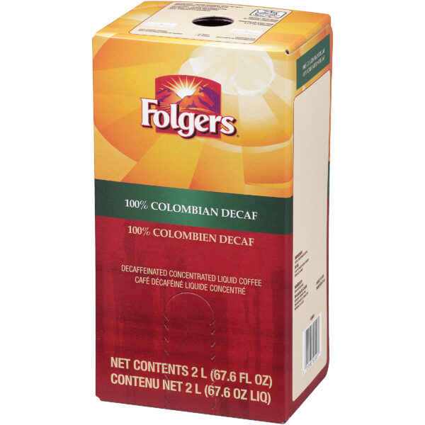 FOLGERS 2 LITER 100% COLOMBIAN DECAFFEINATED 2 COUNT