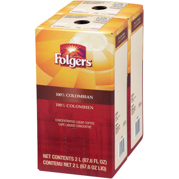 FOLGERS 2 LITER 100% COLOMBIAN 2 COUNT