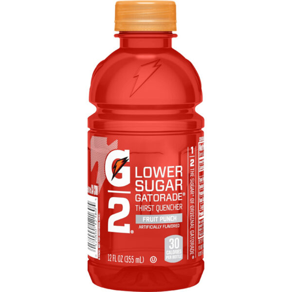 Gatorade G2 Lower Sugar Thirst Quencher Fruit Punch 12 Oz