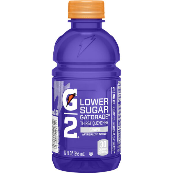 Gatorade G2 Lower Sugar Thirst Quencher Grape 12 Fl Oz