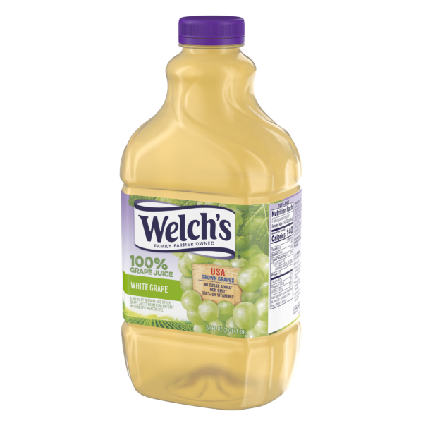 WELCH’S 8/64 FL OZ 100% JUICE – WHITE GRAPE