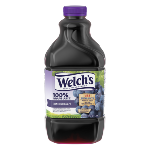 WELCH’S 8/64 FL OZ 100% JUICE – CONCORD GRAPE