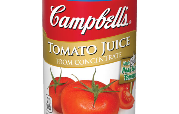 Campbell’s 100% Tomato Juice, 11.5 fl oz Can (24 Pack)