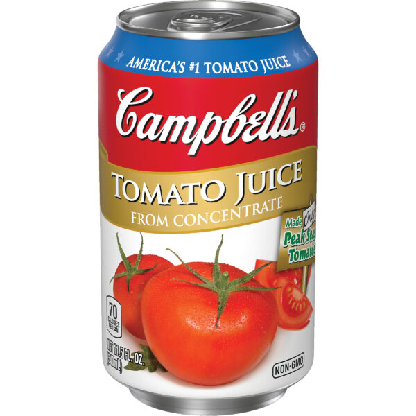 Campbell’s Tomato Juice, 100% Tomato Juice, 11.5 oz Can