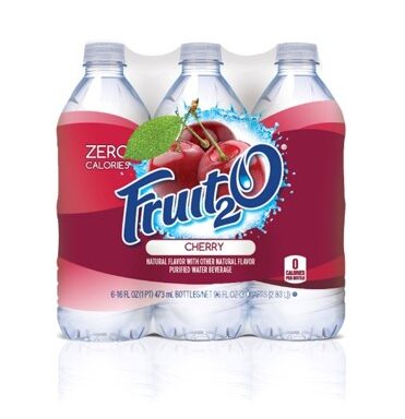 FRUIT2O CHERRY 4 count case 6 bottles 16OZ