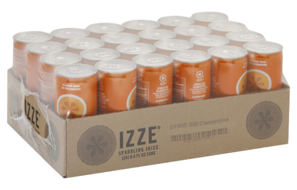 IZZE Sparkling Juice Clementine (24 – 8.4 Fluid Ounce) 201.6 Fluid Ounce 24 Pack Aluminum Can