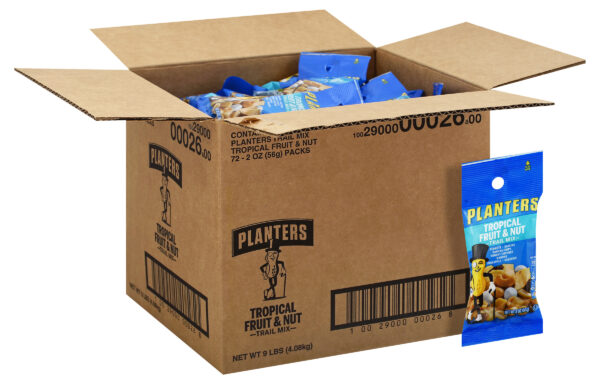 PLANTERS Trail Mix Fruit Nuts 72-Pack, 9 LB, [HRL Alternate ID: 123442]