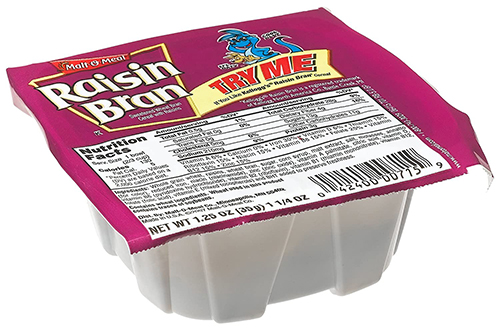 Raisin Bran bowl pack cereal