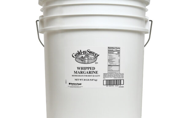 Gold-N-Sweet No PHO Whipped Margarine Refrigerated 20 Pound Pail