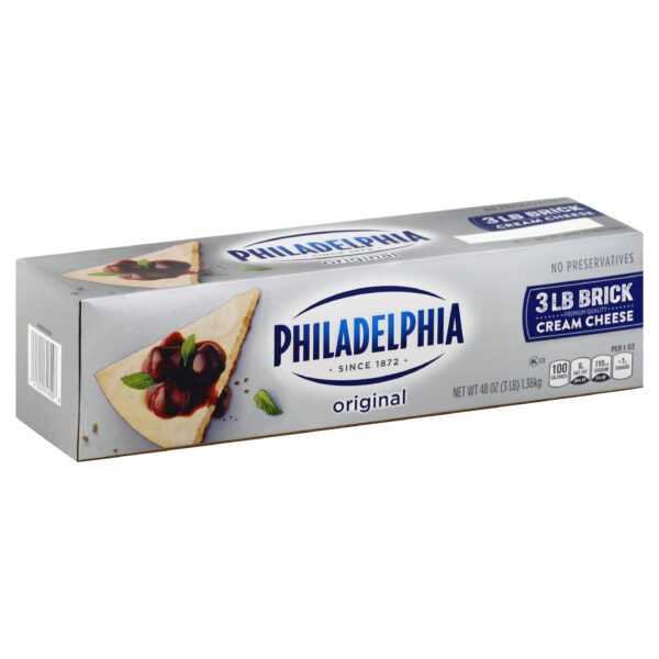 Philadelphia Original Cream Cheese, 48 oz. Loaf (Pack of 6)