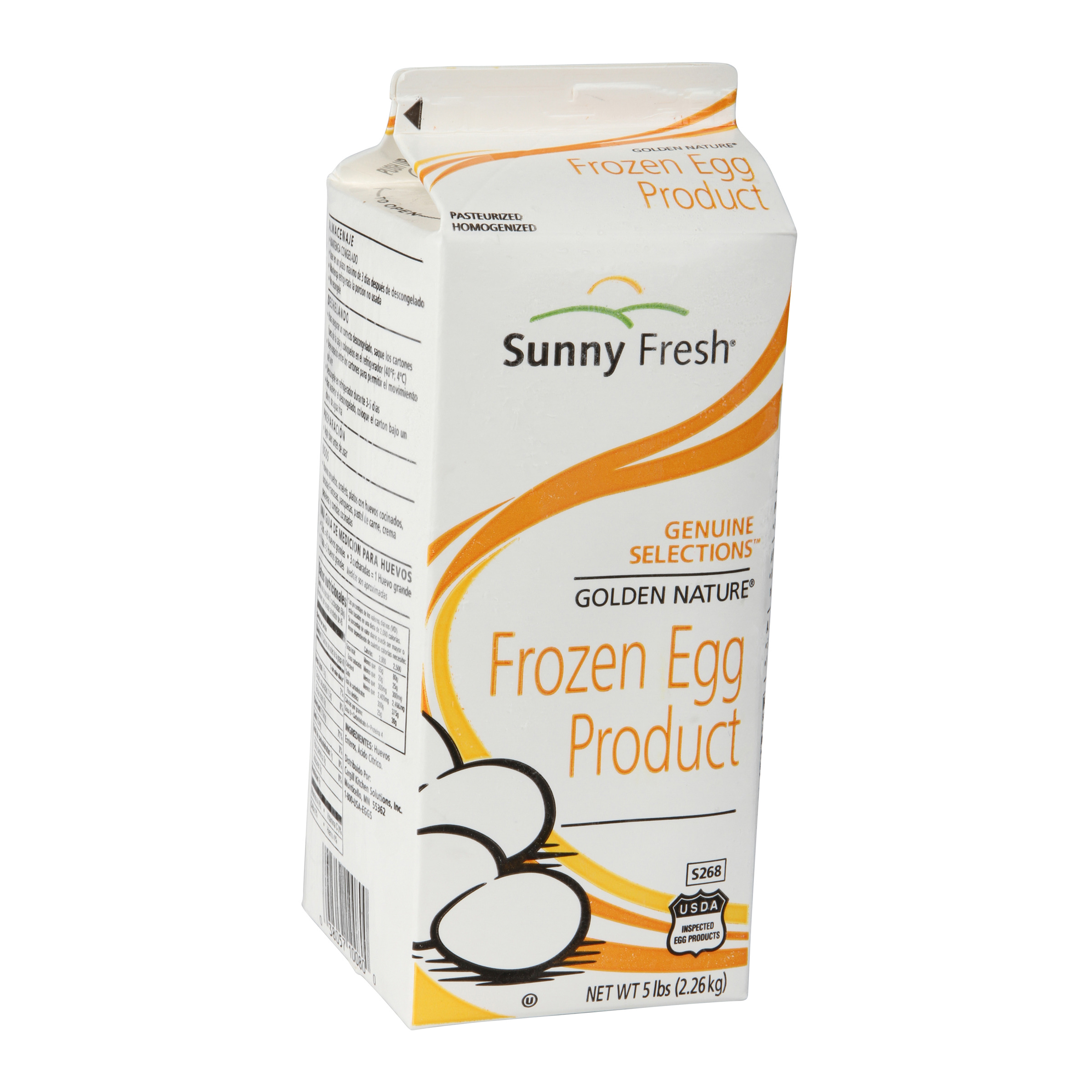 Liquid Whole Eggs with Citric Acid, 6/5 lb., Frozen, Carton Feesers