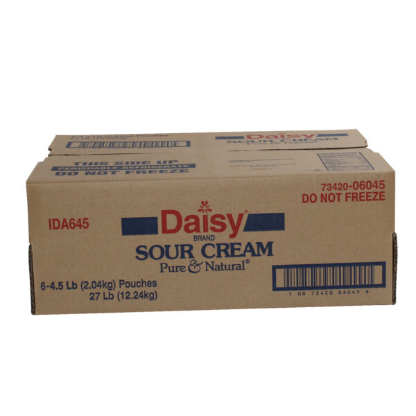 6 PACK OF 4.5 LB DAISY BRAND REGULAR SOUR CREAM POUCH