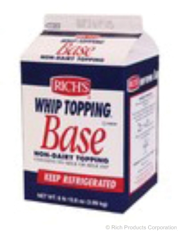 RICHS WHIP TOPPING BASE