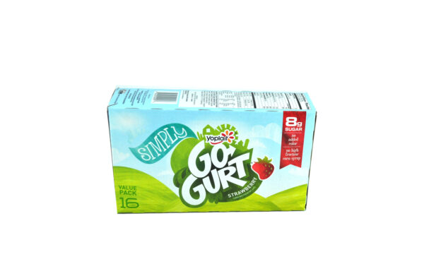 Yoplait Simply Go-Gurt Strawberry Low Fat Yogurt