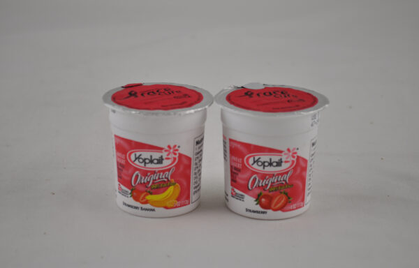 Yoplait Gluten Free Original Yogurt Single Serve Cup Variety Pack Strawberry Strawberry Banana 48/4 OZ