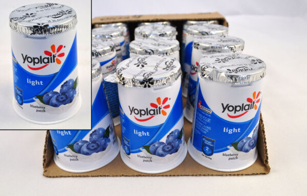 Yoplait(R) Light Yogurt Single Serve Cup Blueberry Patch (12 ct) 6 oz