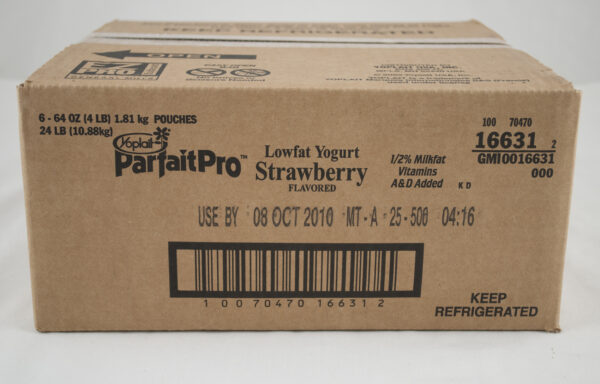 Yoplait ParfaitPro Low Fat Yogurt Bulk Bag Strawberry (6 ct) 64 oz