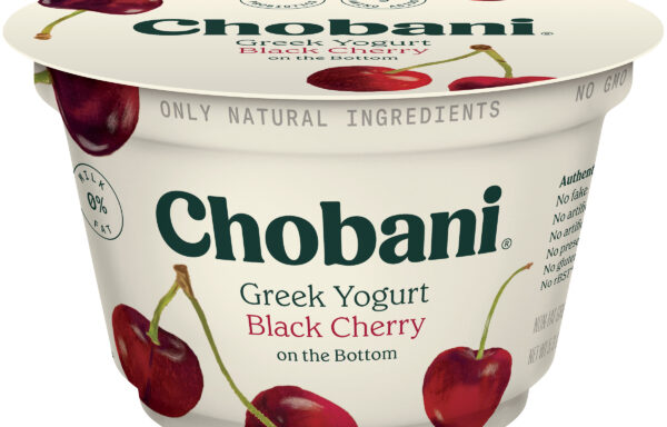 Chobani Nonfat Greek Yogurt Black Cherry on the Bottom 5.3oz