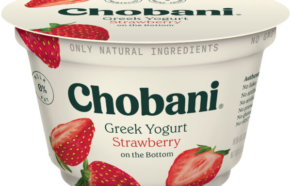 Chobani Nonfat Greek Yogurt Strawberry on the Bottom 5.3oz