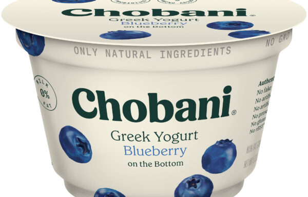 Chobani Nonfat Greek Yogurt Blueberry on the Bottom 5.3oz