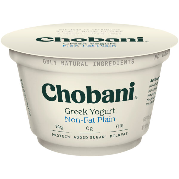 Chobani Nonfat Greek Yogurt Plain 5.3oz