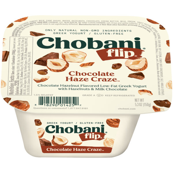Chobani Flip Lowfat Greek Yogurt Chocolate Haze Craze 4.5oz