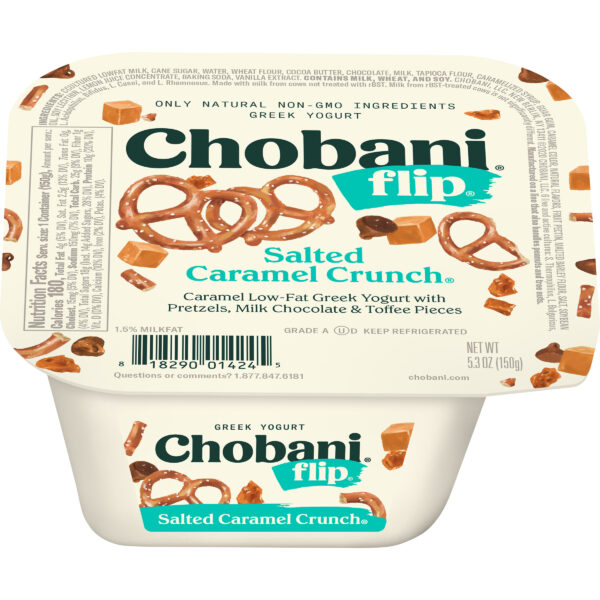 Chobani Flip Lowfat Greek Yogurt Salted Caramel Crunch 4.5oz