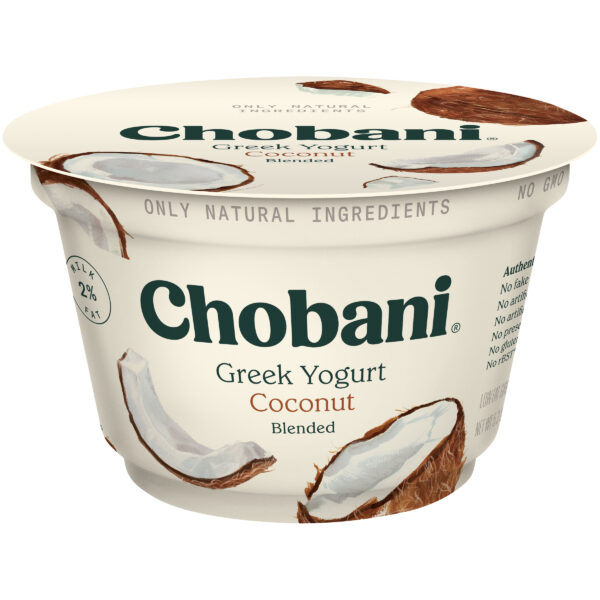 Chobani Reduced Fat Greek Yogurt Coconut Blended 5.3oz