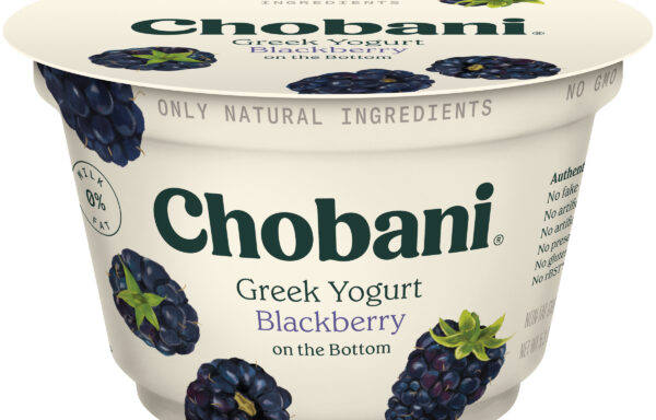 Chobani Nonfat Greek Yogurt Blackberry on the Bottom 5.3oz