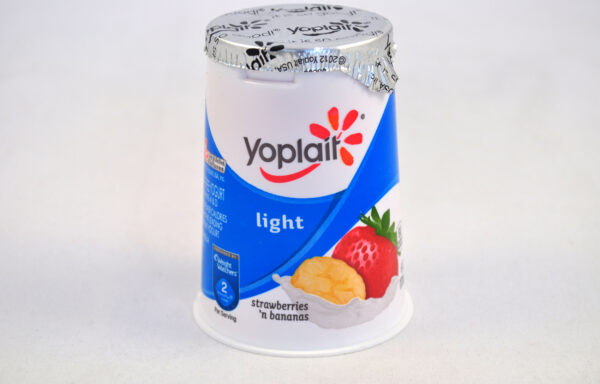Yoplait Light Yogurt Single Serve Cup Strawberry Banana (12 ct) 6 oz